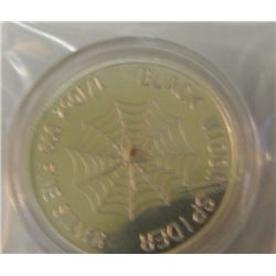 COLLECTOR'S BULLION ROUND - .999 FINE SILVER - SYDNEY MINT - ONLY 1000 MINTED - 1/10 OZ EACH - BLACK