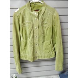 Daniel leaf green suede jacket