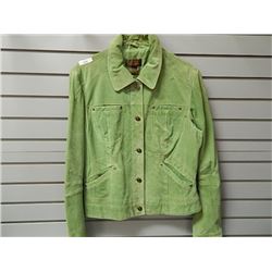 Dannier lt green suede jacket