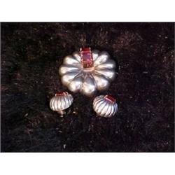 Lot Of 3 Sterling Pins & 1 Sterling Bracelet