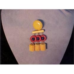 Bakelite Cherry Pin