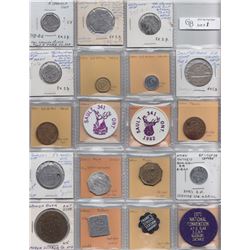 Ontario Trade Tokens - Lot of 23 Algoma District And Sudbury District Trade tokens