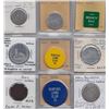 Image 1 : Ontario Trade Tokens - Lot of 9 Brant County trade tokens