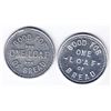 Image 2 : Ontario Trade Tokens, Brantford County - Lot of 2 Paris, Ont bread tokens