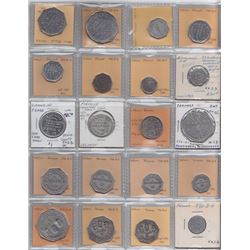 Ontario Trade Tokens - Lot of 20 Bruce County due bills