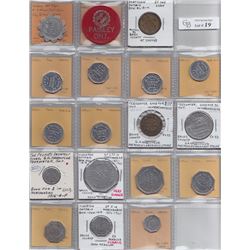 Ontario Trade Tokens - Lot of 18 Bruce County trade tokens