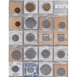 Ontario Trade Tokens, Elgin County - Lot of 23 Dutton trade tokens