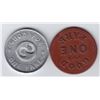 Image 2 : Ontario Trade Tokens, Elgin County - Lot of 2 St Thomas transportation tokens