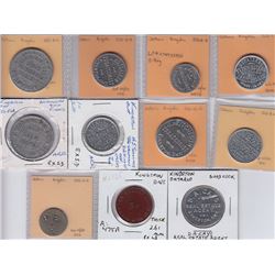 Ontario Trade Tokens, Frontenace County - Lot of 11 Kingston Tokens