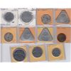Image 1 : Ontario Trade Tokens - Lot of 11 Glengarry County Tokens