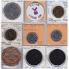 Image 1 : Ontario Trade Tokens, Grenville & Prince Edward County - Lot of 9 Tokens