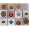 Image 1 : Ontario Trade Tokens - Lot of 12 Grey Co trade tokens