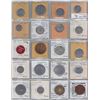 Image 1 : Ontario Trade Tokens - Lot of 20 Huron County trade tokens