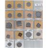 Image 1 : Ontario Trade Tokens, Huron County - Lot of 17 Zurich trade tokens