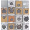 Image 1 : Ontario Trade Tokens, Lambton County - Lot of 14 Petrolia trade tokens