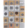 Image 1 : Ontario Trade Tokens - Lot of 18 Lambton County bread tokens
