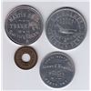 Image 1 : Ontario Trade Tokens, Lanark County - Lot of 4 Tokens