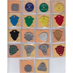 Ontario Trade Tokens, Leeds County - Lot of 18 Dairy Tokens