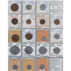 Ontario Trade Tokens - Lot of 18 Lincoln County treade tokens