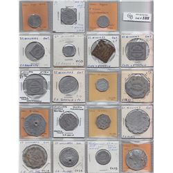 Ontario Trade Tokens - Lot of 19 Norfolk County trade tokens