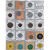 Image 1 : Ontario Trade Tokens, Norfolk County - Lot of 19 Simcoe trade tokens