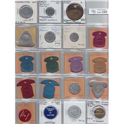 Ontario Trade Tokens - Lot of 19 Northumberland County tokens