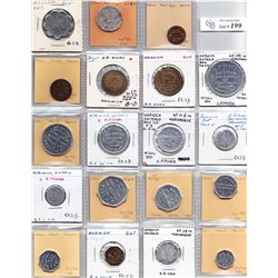 Ontario Trade Tokens - Lot of 27 Oxford County trade tokens