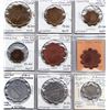 Image 1 : Ontario Trade Tokens, Oxford County - Lot of 9 Princeton trade tokens