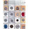 Image 1 : Ontario Trade Tokens - Lot of 17 Perth County trade tokens