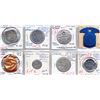 Image 1 : Ontario Trade Tokens - Lot of 8 Perth County trade tokens