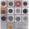 Image 1 : Ontario Trade Tokens - Lot of 13 Peterborough County trade tokens