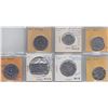 Image 1 : Ontario Trade Tokens - Lot of 7 Peterborough County and Victoria County bread tokens