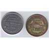 Image 1 : Ontario Trade Tokens, Waterloo County - Lot of 2 Baden trade tokens