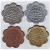 Image 1 : Ontario Trade Tokens, Waterloo County - Lot of 4 Berlin trade tokens