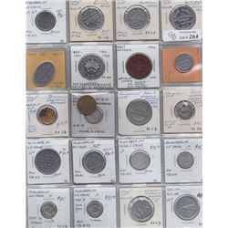 Ontario Trade Tokens - Lot of 21 Waterloo County trade tokens