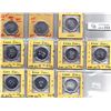 Image 1 : Ontario Trade Tokens - Complete denomination set of Kerr Bros. Toronto tokens