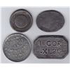 Image 2 : Canada East Communion Tokens - Lot of 4