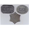 Image 1 : Canada East Communion Tokens - Lot of 3