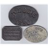 Image 1 : Canada East Communion Tokens - Lot of 3