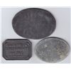 Image 2 : Canada East Communion Tokens - Lot of 3