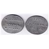 Image 1 : Canada East Communion Tokens - Lot of 2