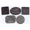Image 2 : Nova Scotia Communion Tokens - Lot of 5