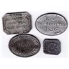 Image 1 : Nova Scotia Communion Tokens - Lot of 4