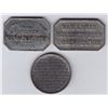 Image 1 : Nova Scotia Communion Tokens - Lot of 3