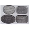 Image 2 : Nova Scotia Communion Tokens - Lot of 4