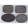 Image 2 : Nova Scotia Communion Tokens - Lot of 4