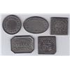 Image 1 : Nova Scotia Communion Tokens - Lot of 5