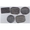 Image 1 : New Brunswick Communion Tokens - Lot of 5