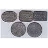 Image 1 : New Brunswick Communion Tokens - Lot of 5