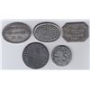 Image 1 : New Brunswick Communion Tokens - Lot of 5